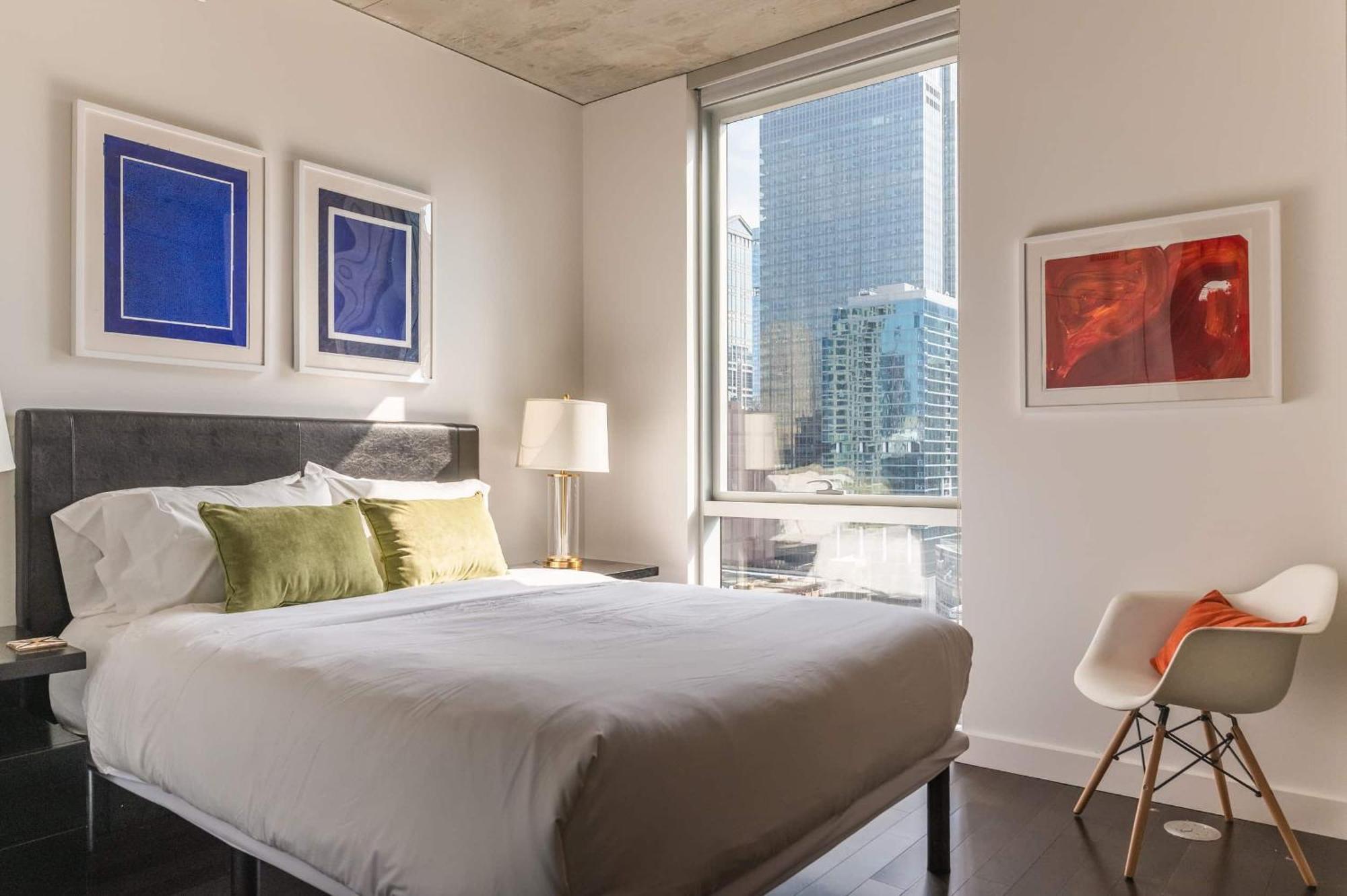 2Br Elegant Premium Suite With Balcony & Sweeping City Views 시카고 외부 사진